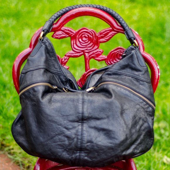 Banana Republic Black Hobo Bag - Picture 1 of 5